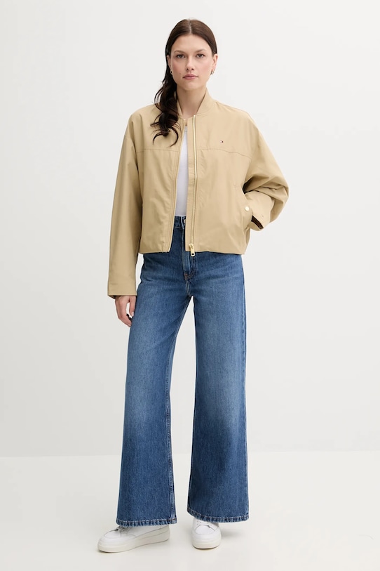 Bunda Tommy Hilfiger WW0WW45619 béžová AW25