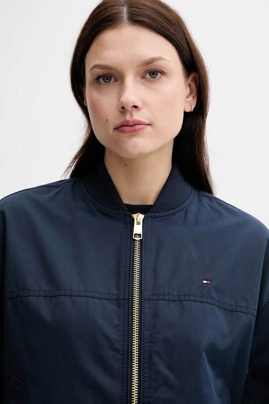 Bomber bunda Tommy Hilfiger námořnická modř WW0WW45619