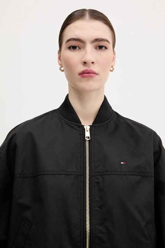 Bomber bunda Tommy Hilfiger černá WW0WW45619