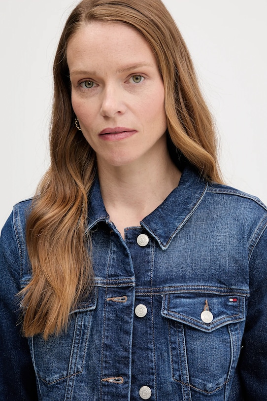 Tommy Hilfiger kurtka jeansowa granatowy WW0WW45663