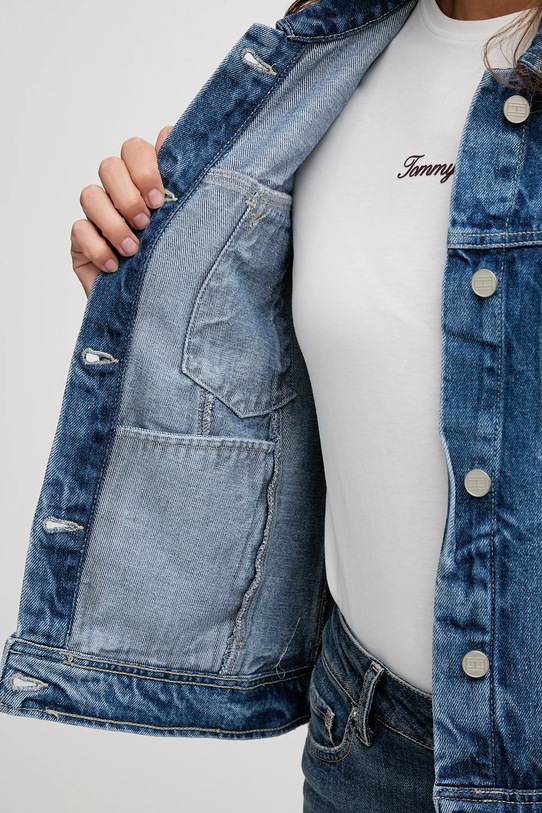 Džínová bunda Tommy Hilfiger WW0WW46485
