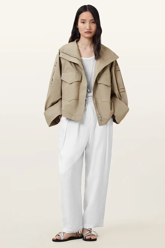 AllSaints geacă LEIGHTON W039OC bej