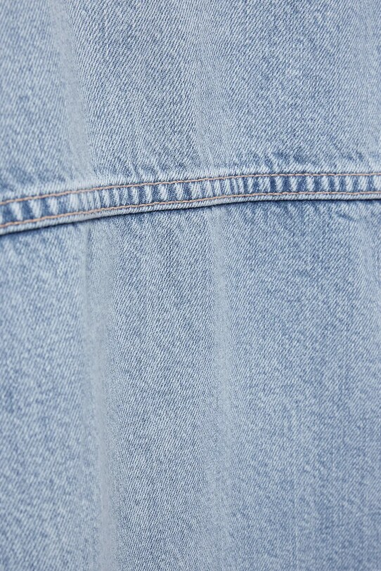 AllSaints kurtka z domieszką lnu HETTIE niebieski W111PC