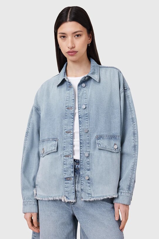 AllSaints kurtka z domieszką lnu HETTIE W111PC