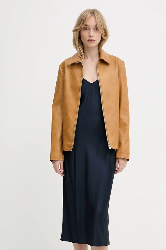 Rag & Bone kurtka WAW25P2001LE01 brązowy AW25