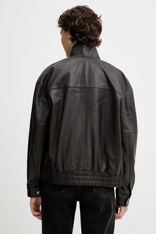 Odzież Rag & Bone kurtka skórzana WAW25P2000LT00 brązowy