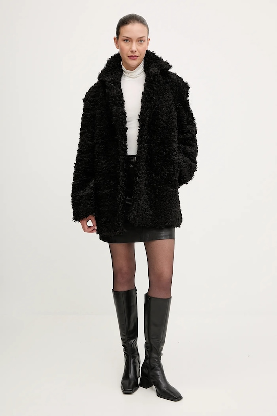 Пальто Gestuz 10910687 чорний AW25