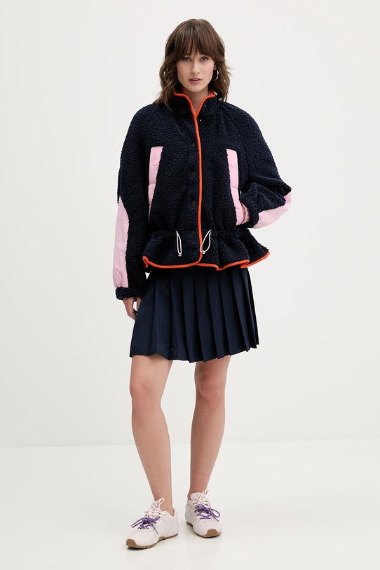 Stine Goya bluza polarowa SG.AW25.J058.2412 granatowy AW25