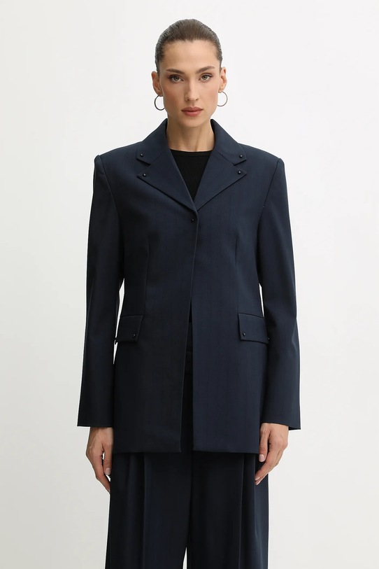 Піджак Stine Goya 0 дрібний узор темно-синій SG.AW25.J060.2435