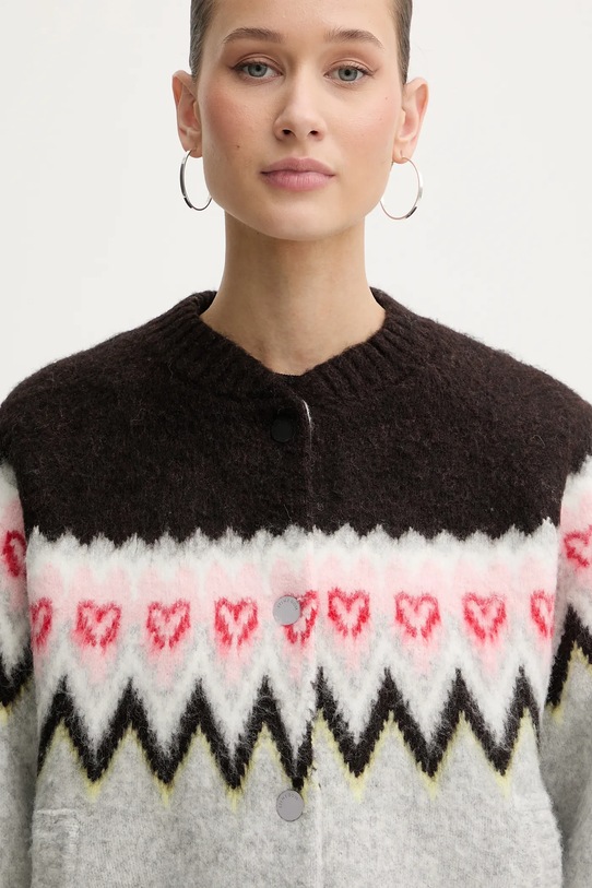 Stine Goya kurtka z domieszką wełny szary SG.AW25.J061.2422