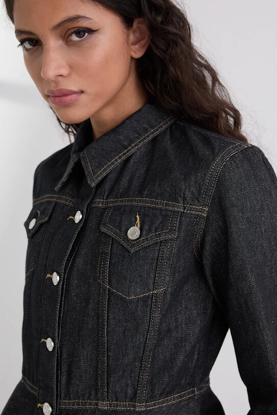 Джинсовая куртка Karl Lagerfeld A3W14001 тёмно-синий AW25