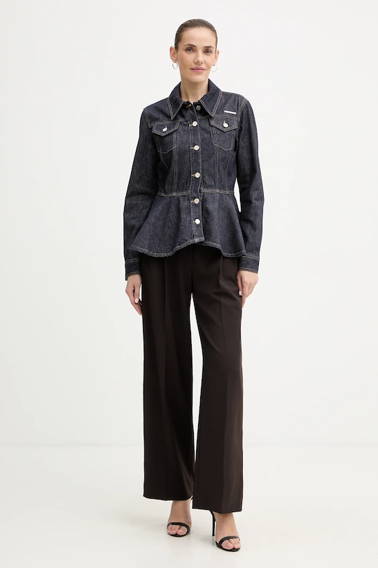Karl Lagerfeld kurtka jeansowa A3W14001 granatowy AW25