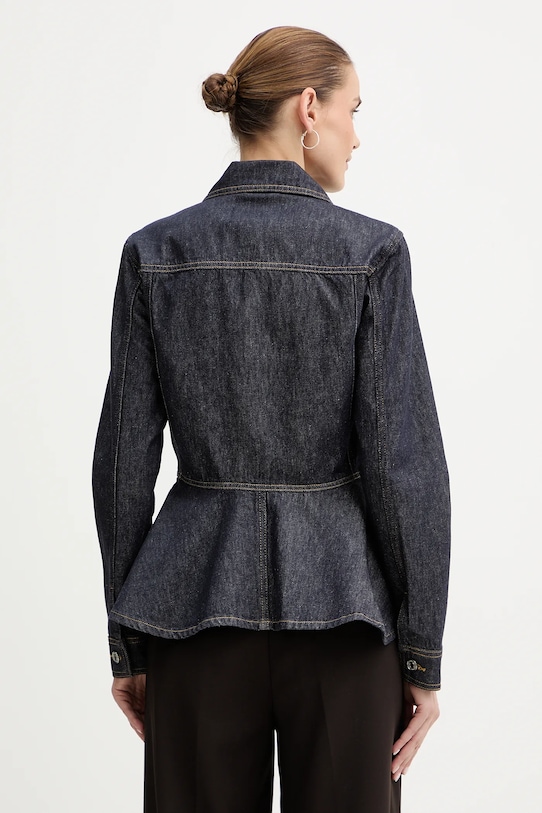 Odzież Karl Lagerfeld kurtka jeansowa A3W14001 granatowy