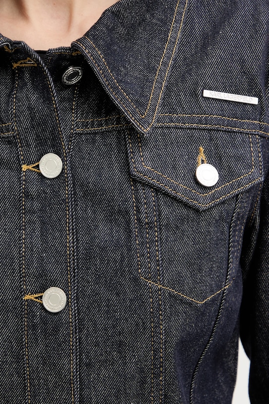 Karl Lagerfeld kurtka jeansowa A3W14001 granatowy