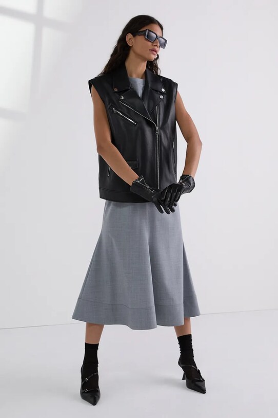 Karl Lagerfeld bezrękawnik czarny A3W14061