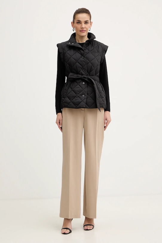 Karl Lagerfeld vestă A3W15045 negru AW25