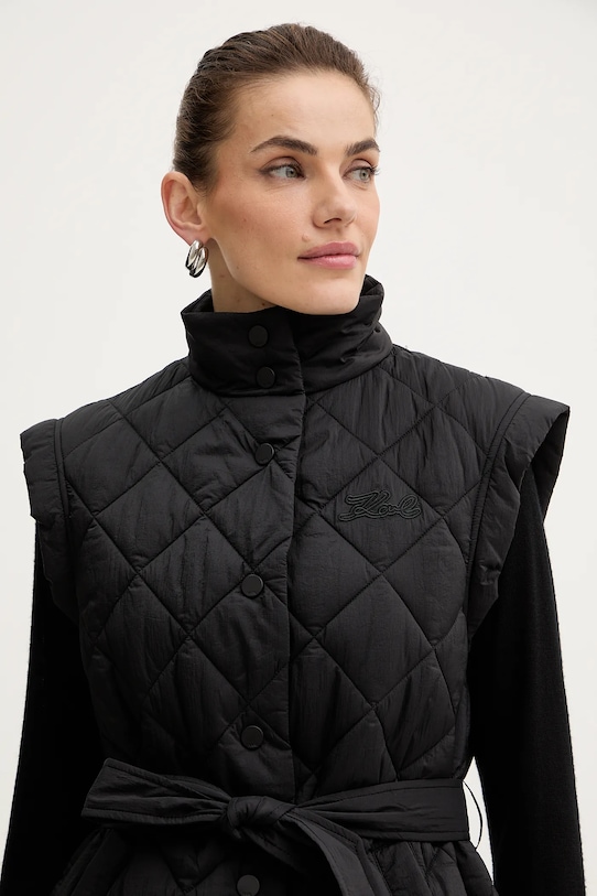 Karl Lagerfeld vestă negru A3W15045