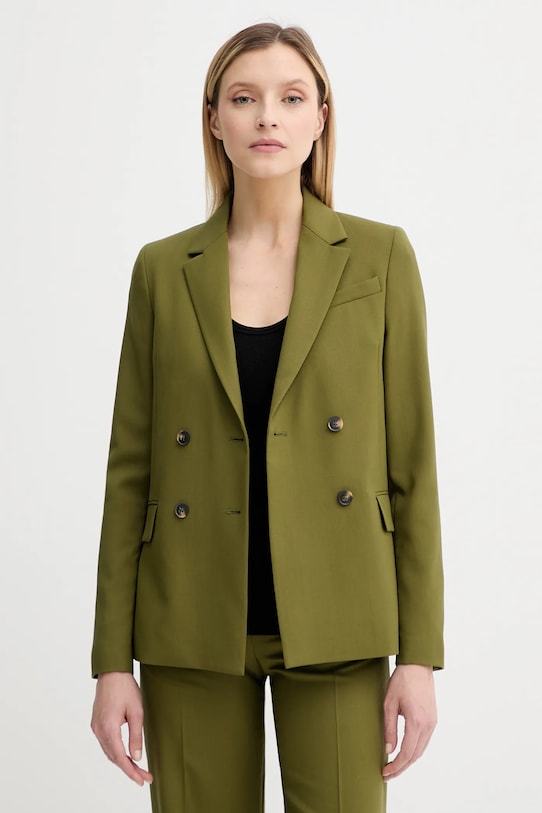 Vlněné sako PS Paul Smith látka zelená W2R.246J.T31053