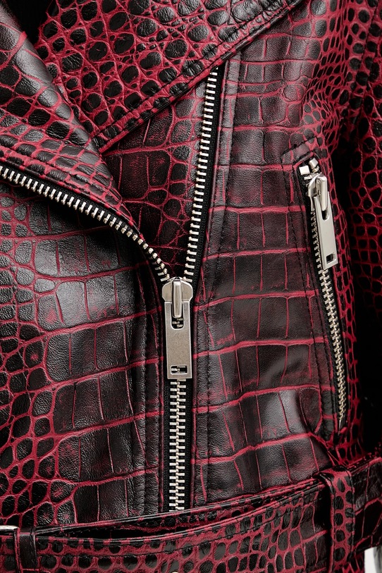 Δερμάτινo jacket Gestuz 10910558 μπορντό