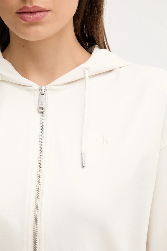 Dukserica Calvin Klein Jeans LV047C247G bež