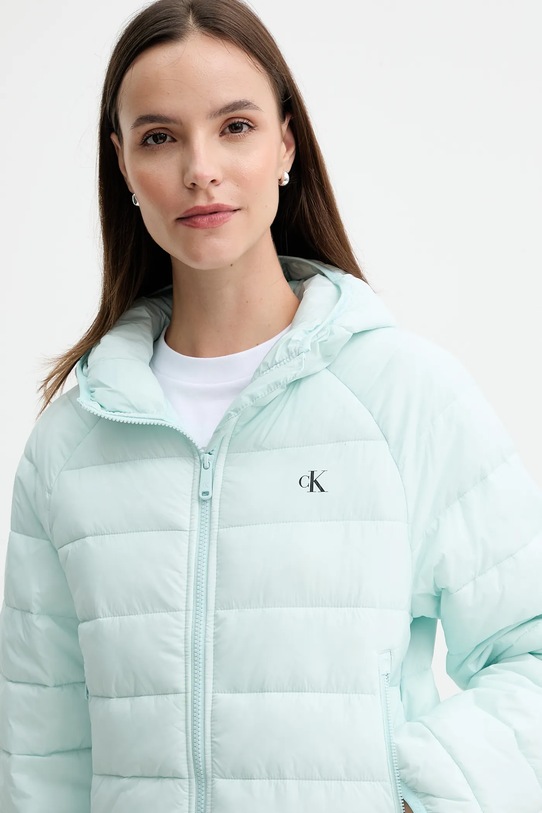 Calvin Klein Jeans kurtka turkusowy LV047C510G