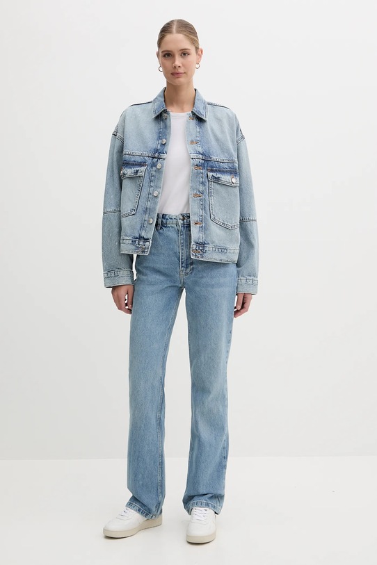 Джинсова куртка Calvin Klein Jeans LV047C730G блакитний AW25