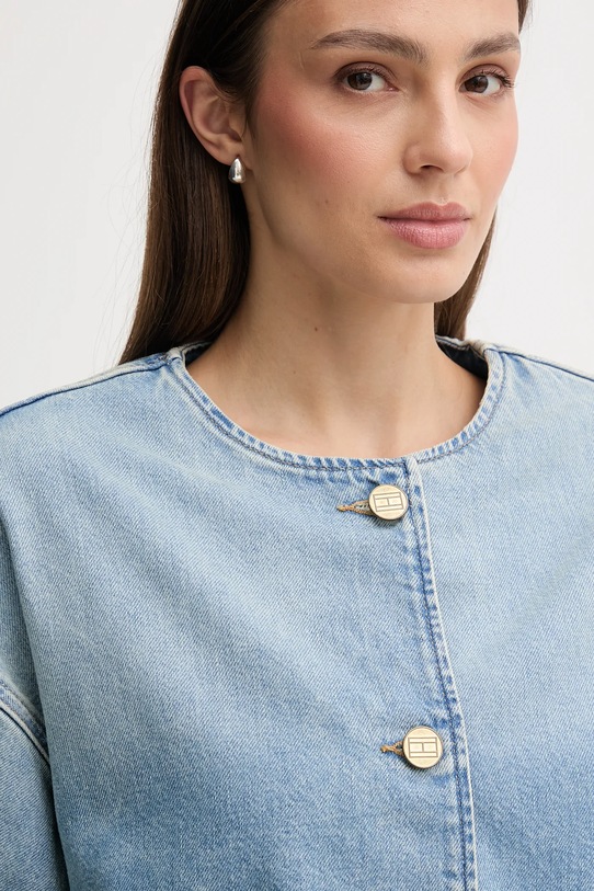 Tommy Hilfiger geacă jeans albastru WW0WW46740