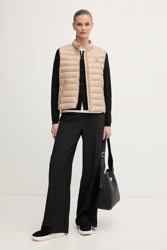 Tommy Hilfiger bezrękawnik puchowy WW0WW45499 beżowy AW25