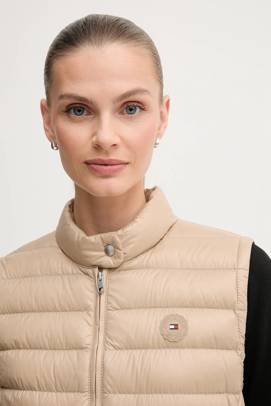 Tommy Hilfiger bezrękawnik puchowy beżowy WW0WW45499