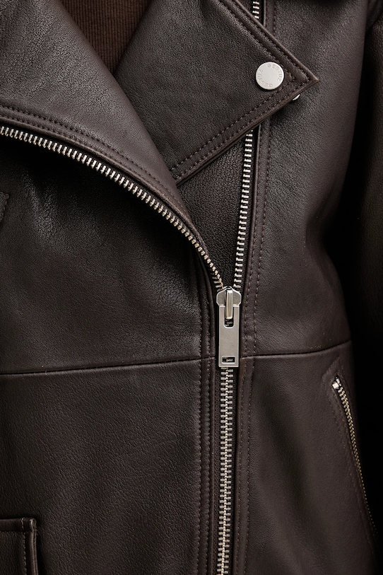 Gestuz ramoneska skórzana 10910820 brązowy