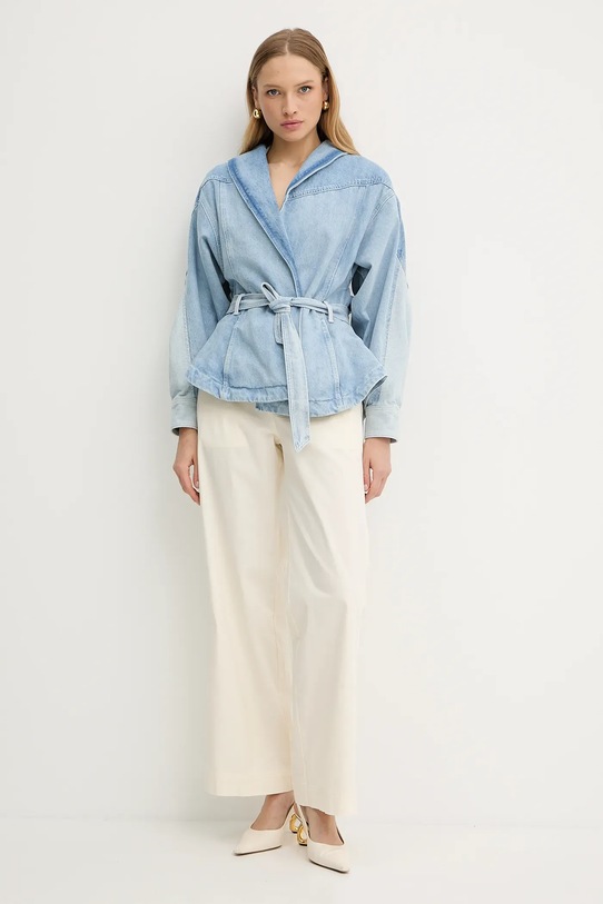 Τζιν μπουφάν BOSS Orange Bashinah 50554678 μπλε AW25