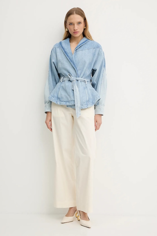 Τζιν μπουφάν BOSS Orange Bashinah 50554678 μπλε AW25