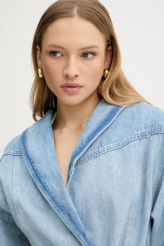 Τζιν μπουφάν BOSS Orange Bashinah μπλε 50554678