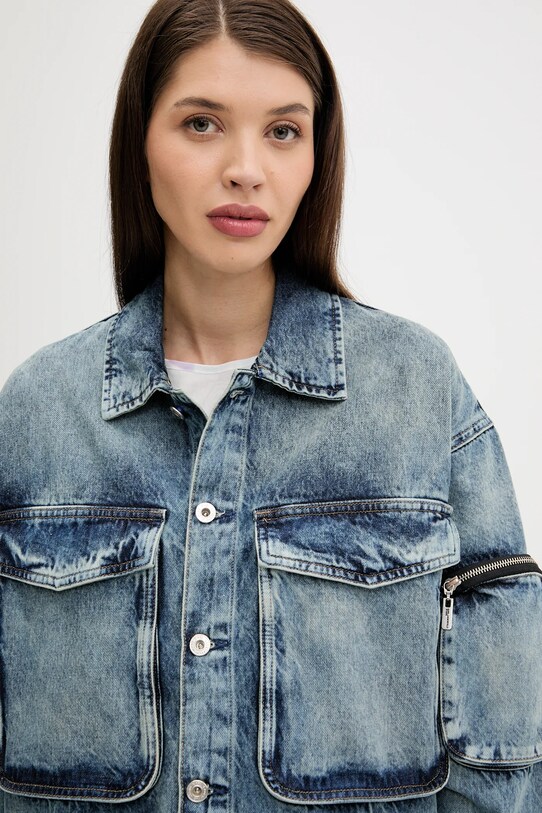 Дънково яке Karl Lagerfeld Jeans син A3W14011