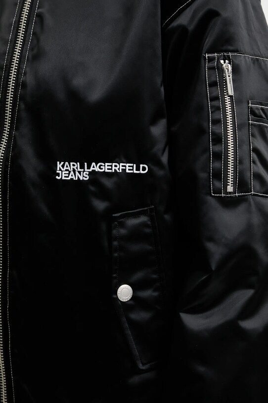 Karl Lagerfeld Jeans rövid kabát A3W15022 fekete