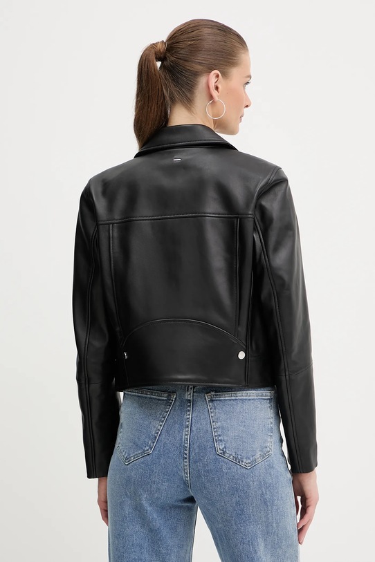 Ρούχα Δερμάτινo jacket BOSS 50548471 μαύρο