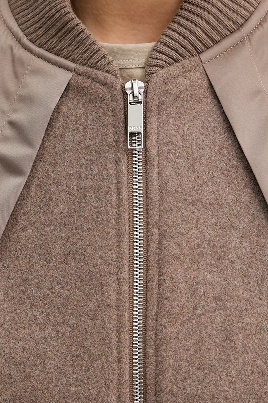 BOSS giacca bomber in misto lana Paisie 50543411 marrone