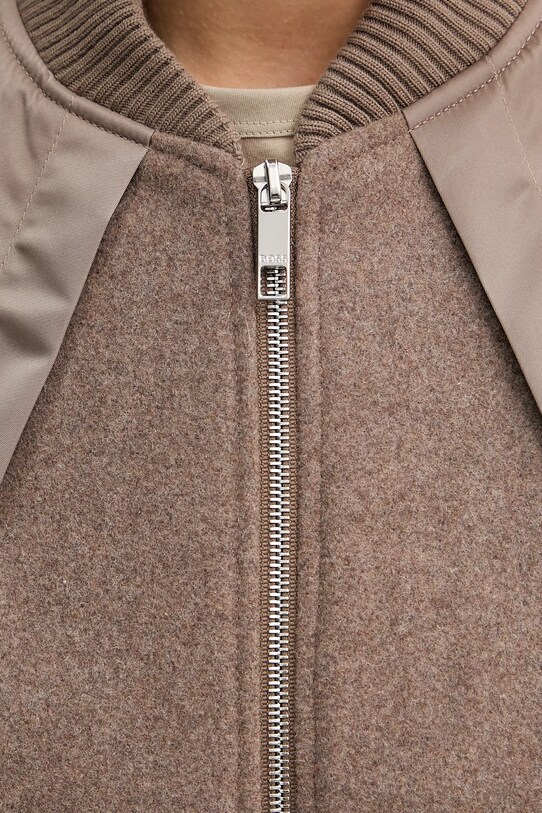 BOSS giacca bomber in misto lana Paisie 50543411 beige