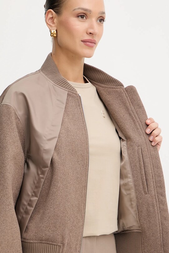 BOSS jacheta bomber din amestec de lână 50543411