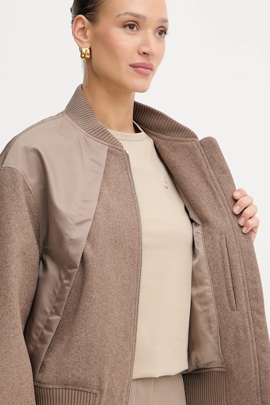 Bunda bomber s prímesou vlny BOSS Paisie 50543411