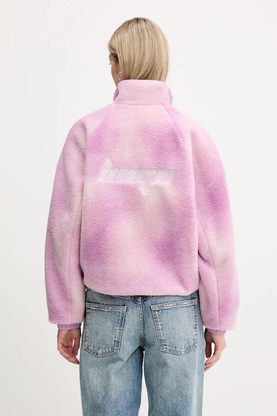 Îmbrăcăminte Hugo Blue hanorac fleece 50541233 violet