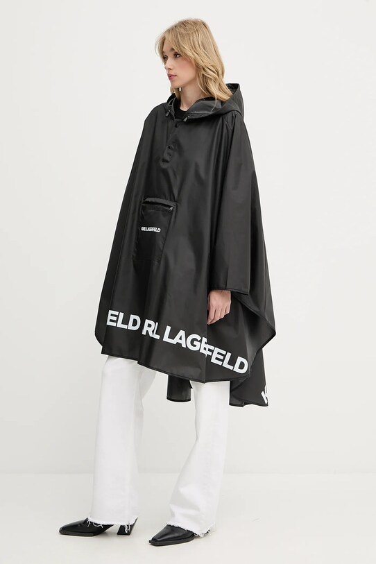 Karl Lagerfeld poncsó fekete A3W50105