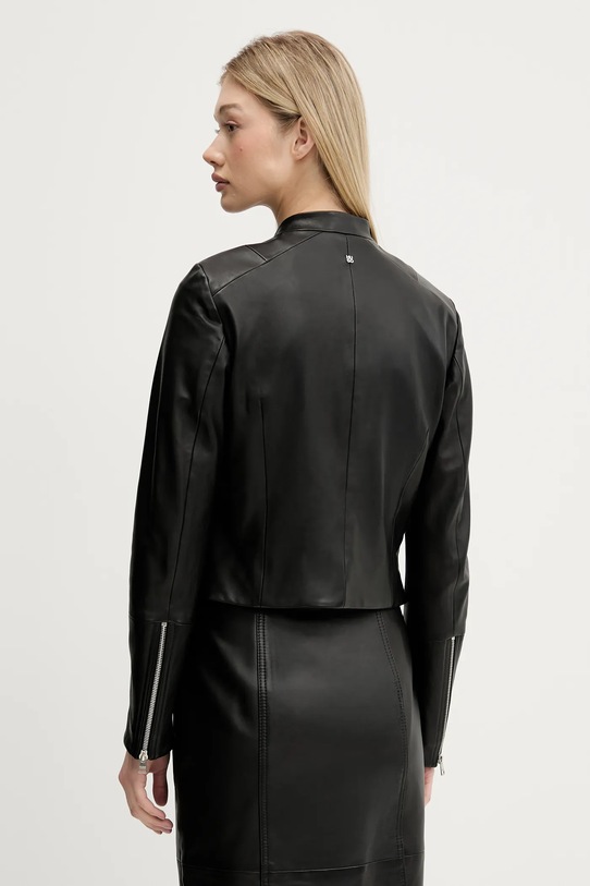 Îmbrăcăminte HUGO geacă de piele 50541262 negru