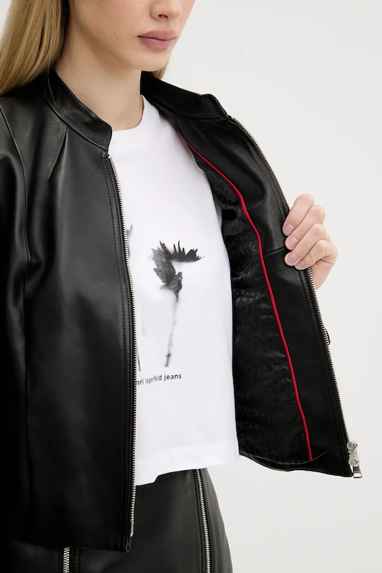 HUGO geacă de piele 50541262