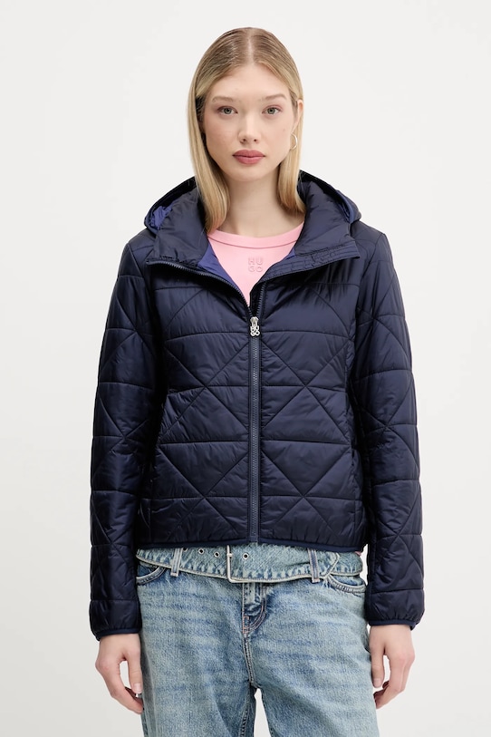 HUGO geacă cu captuseala bleumarin 50544151