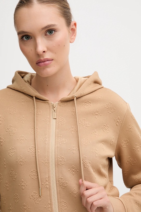 Mikina Guess PEONY béžová V5YQ06.KBSL2