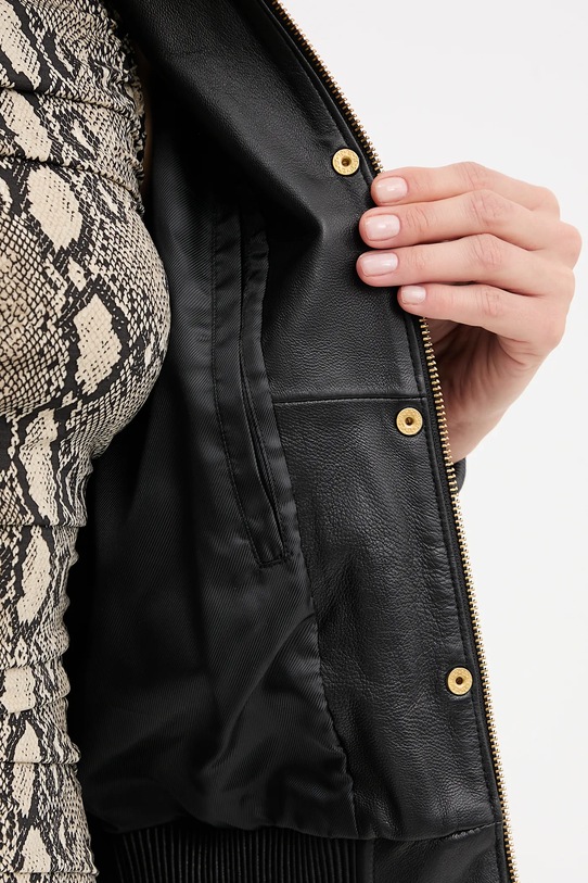 Kožená bunda MICHAEL Michael Kors MT520IQFAF