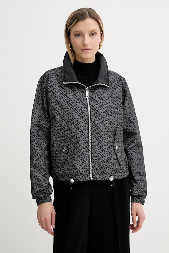 Oboustranná bunda MICHAEL Michael Kors nezateplené šedá MT520IMJN3