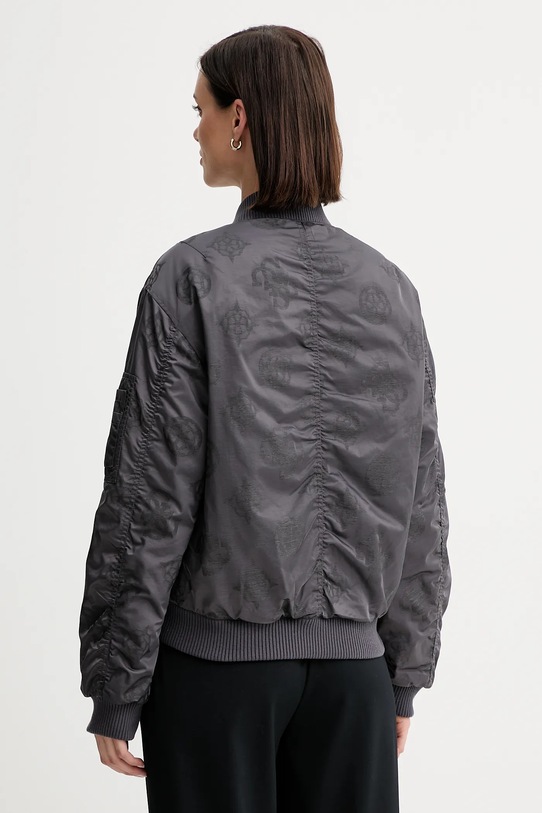 Odzież Guess kurtka bomber PHILOMENE W5YL08.WHDK2 fioletowy