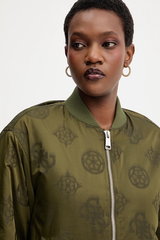 Куртка-бомбер Guess PHILOMENE зелений W5YL08.WHDK2